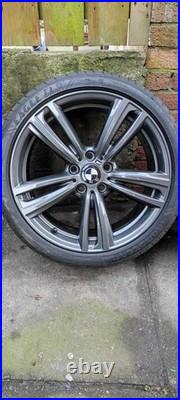 Genuine Bmw 19 442m 3/4 Series F3x M Sport Alloy Wheels + Goodyear Tyres 5×120