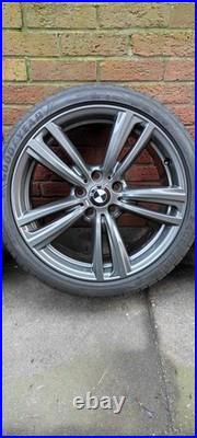 Genuine Bmw 19 442m 3/4 Series F3x M Sport Alloy Wheels + Goodyear Tyres 5×120