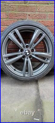 Genuine Bmw 19 442m 3/4 Series F3x M Sport Alloy Wheels + Goodyear Tyres 5×120