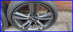Genuine Bmw 19 442m 3/4 Series F3x M Sport Alloy Wheels + Goodyear Tyres 5×120