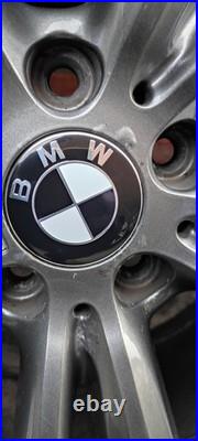 Genuine Bmw 19 442m 3/4 Series F3x M Sport Alloy Wheels + Goodyear Tyres 5×120