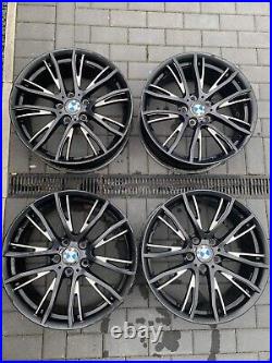 Genuine Bmw 1/2 Series 624m Performance 19 Inch Black Alloy Wheels X4 F20 F22