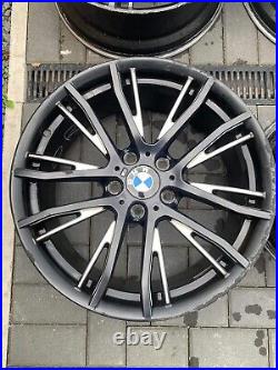 Genuine Bmw 1/2 Series 624m Performance 19 Inch Black Alloy Wheels X4 F20 F22