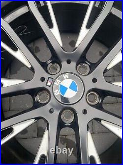 Genuine Bmw 1/2 Series 624m Performance 19 Inch Black Alloy Wheels X4 F20 F22