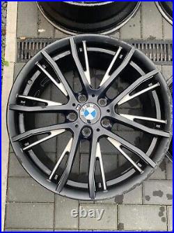 Genuine Bmw 1/2 Series 624m Performance 19 Inch Black Alloy Wheels X4 F20 F22