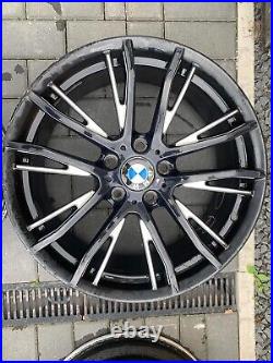 Genuine Bmw 1/2 Series 624m Performance 19 Inch Black Alloy Wheels X4 F20 F22