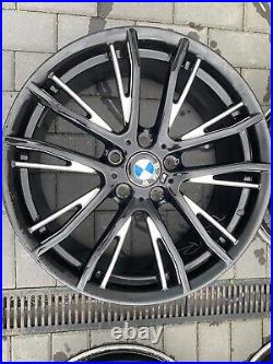 Genuine Bmw 1/2 Series 624m Performance 19 Inch Black Alloy Wheels X4 F20 F22