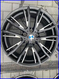 Genuine Bmw 1/2 Series 624m Performance 19 Inch Black Alloy Wheels X4 F20 F22