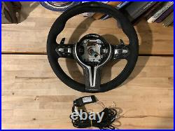 Genuine Bmw M5 M6 M Performance Race Display Led Alcantara Steering Wheel Carbon