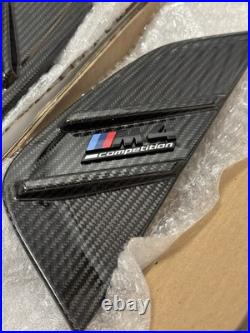 Genuine G82 M4 BMW M Performance Carbon Wing Gills Set L&R 51132469623 / 622