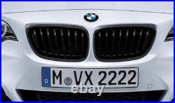 Genuine M Performance BMW 2 Series Gloss Black Kidney Grilles F22/F23 2336815/6 Genuine M Performance BMW 2 Series Gloss Black Kidney Grilles F22/F23 2336815/6