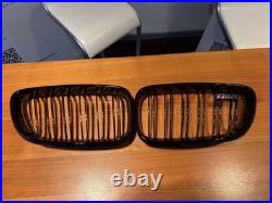 Genuine M Performance BMW OG M2 F87 Gloss Black Kidney Grilles 51712355447/448