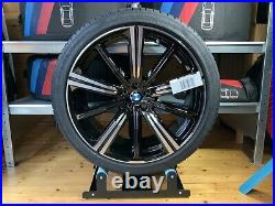 Genuine new BMW X5 X6 GO5 GO6 22'' 749 M Performance wheel tyre set 36112459599