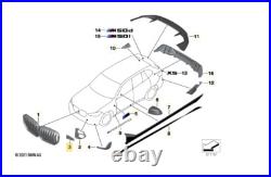 M Performance Blind Cover Carbon Genuine For Bmw X5 G05 2018-2019 51112470633