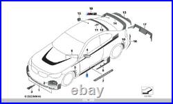 New Genuine Bmw M2 G87 M Performance Side Decal Vinyl Kit 82145a65b79
