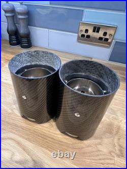 Pair of Genuine BMW Carbon M Performance Exhaust Tips 18302355889 RRP £660